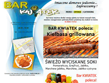 Tablet Screenshot of bar-kwiatek.pl